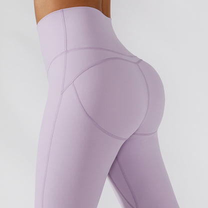 2023 Activewear Fashion Trends | Lilac Lavender Waist Trainer Leggings