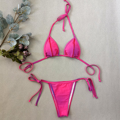 Last Resort Outfits | Neon Pink Sunset Bikini