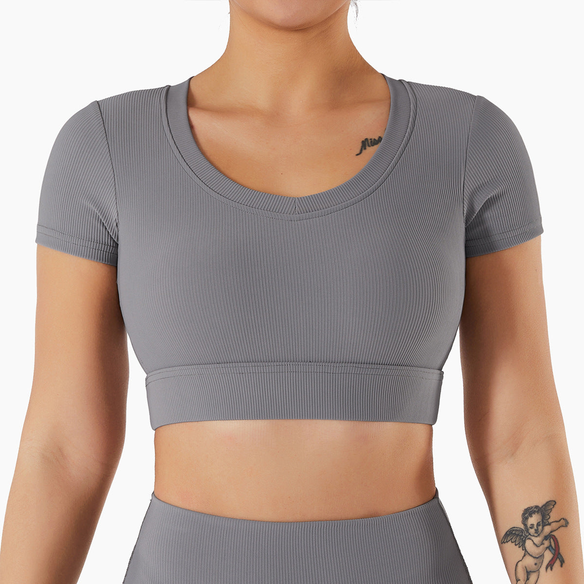Clean Look Outfit | Round Neck Crop top
