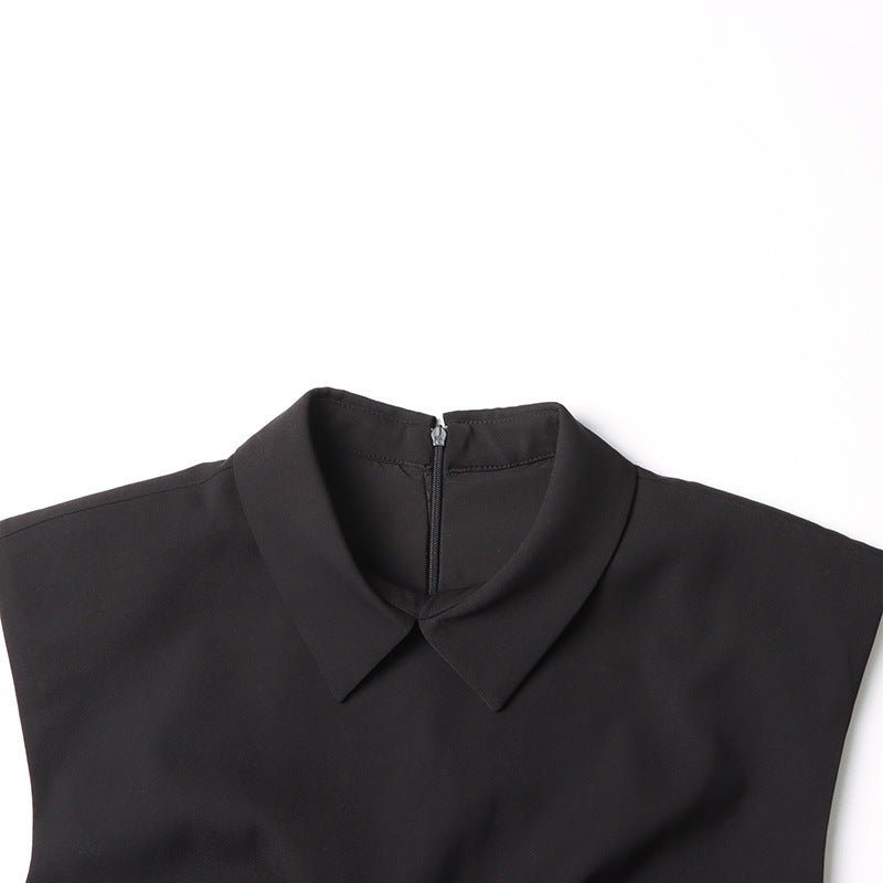 2024 Fashion Trends | Duo Chrome  White Tie Black Dress