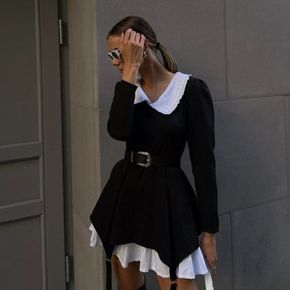 Wednesday Outfits | Black and White French Dress
