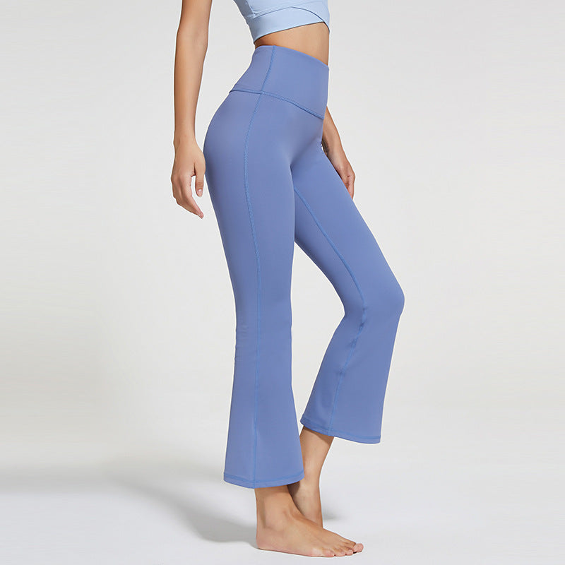 TGC FASHION Gym Outfit | Wide Leg Flare Bottoms Work Out Pants