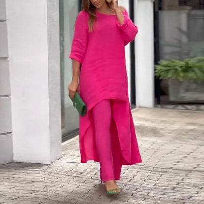 Hot Pink Outfits Aesthetic |  Summer Vacation Outfit 2-piece set