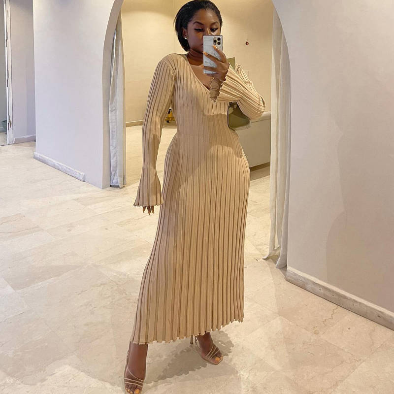 long sleeve winter maxi dress Winter Dresses