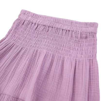 Summer Outfits 2023 | Ultra Long Bohemian Ruffles Pockets Double Layer Cotton Skirt