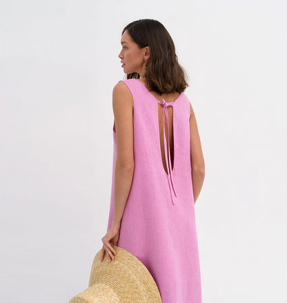 Summer Fashion |  Minimalist Maxi Cotton Dress