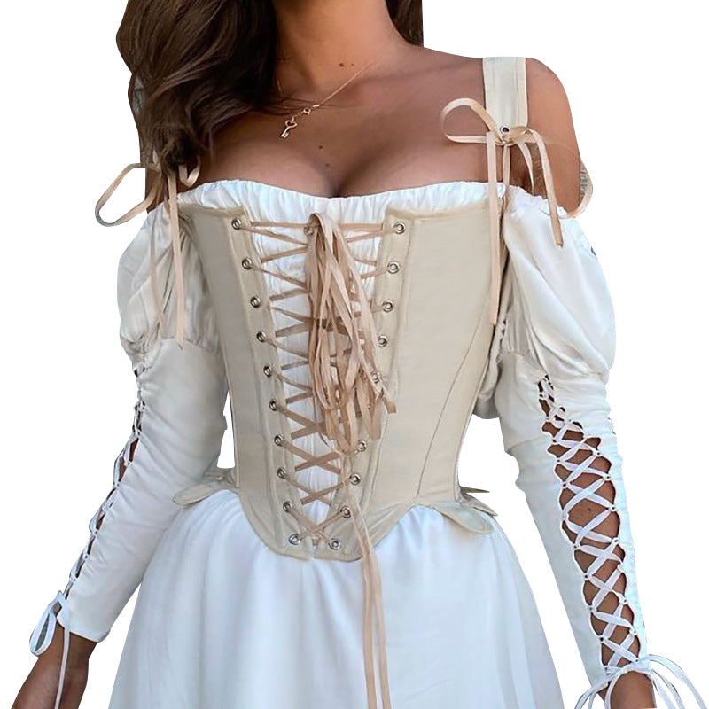Outfit Ideas Fashion Outfit | Front tie Corset Outfit Top