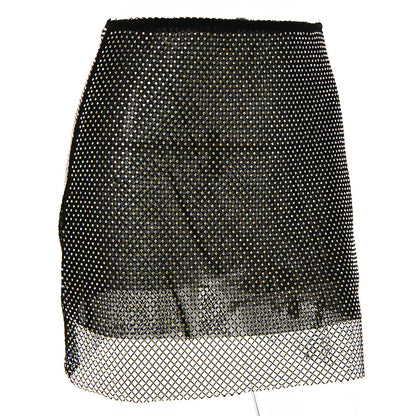 Festival Outfits | Summer Glitter Diamond Mini Skirt