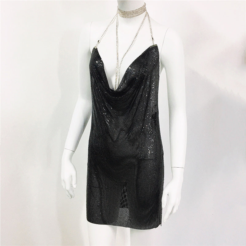 Rhinestone Dresses | Backless Rhinestone Mini Dress TGC FASHION Rhinestone Dresses | Backless Rhinestone Mini Dress TGC FASHION