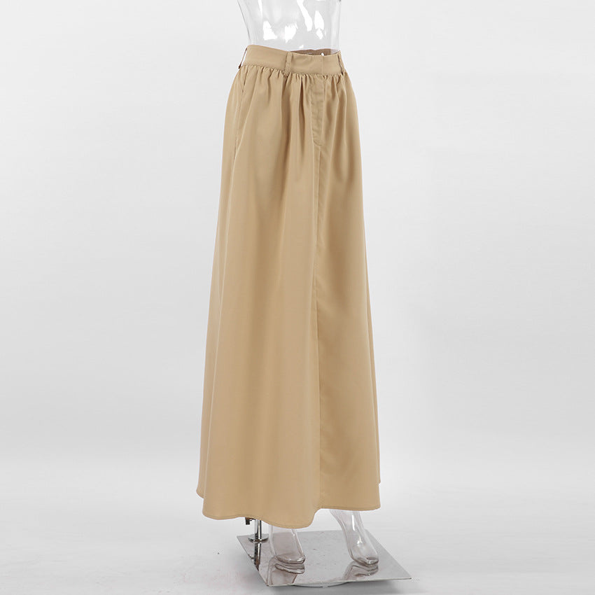 Fall 2023 Capsule Wardrobe |  Cotton Maxi Long Skirt