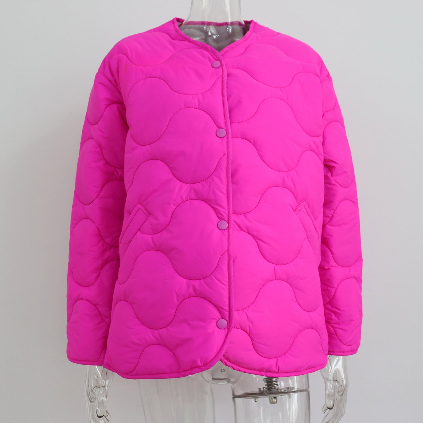 2023 Fashion Trends | Hot Pink Puffer Shacket