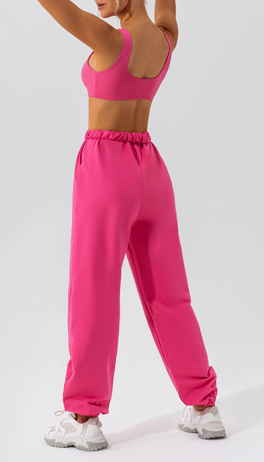 Summer Outfits | Hot Pink Cotton Sweatpants