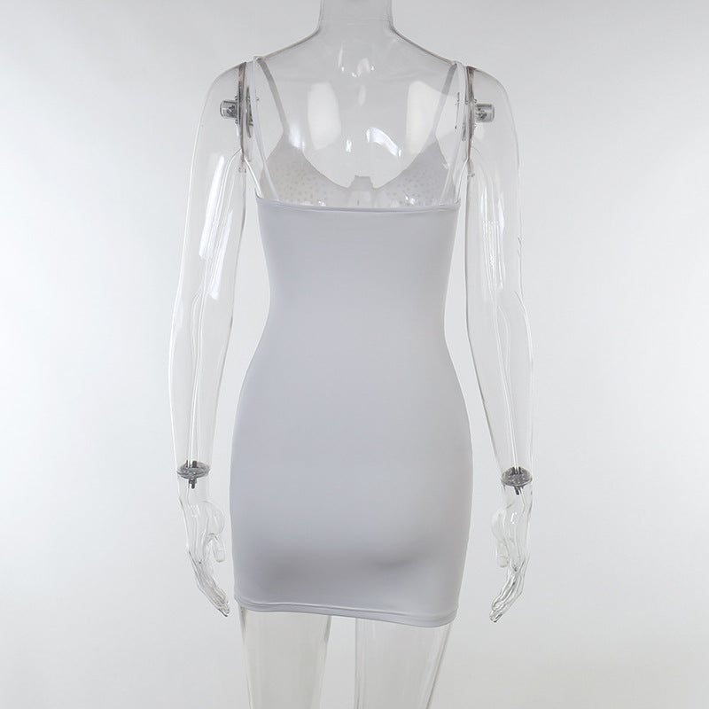 Euphoria Outfits 2023 | Rhinestone Glitter Slim- Fit Mini Dress