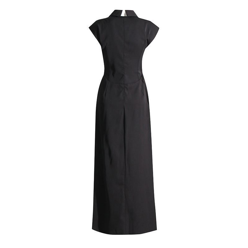 2024 Fashion Trends | Duo Chrome White Tie Black Dress M / Black 2024 Fashion Trends | Duo Chrome White Tie Black Dress M / Black