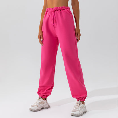 Summer Outfits | Hot Pink Cotton Sweatpants