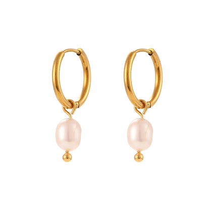 Pearl Earings | Simple Light Luxury Pearl Earrings