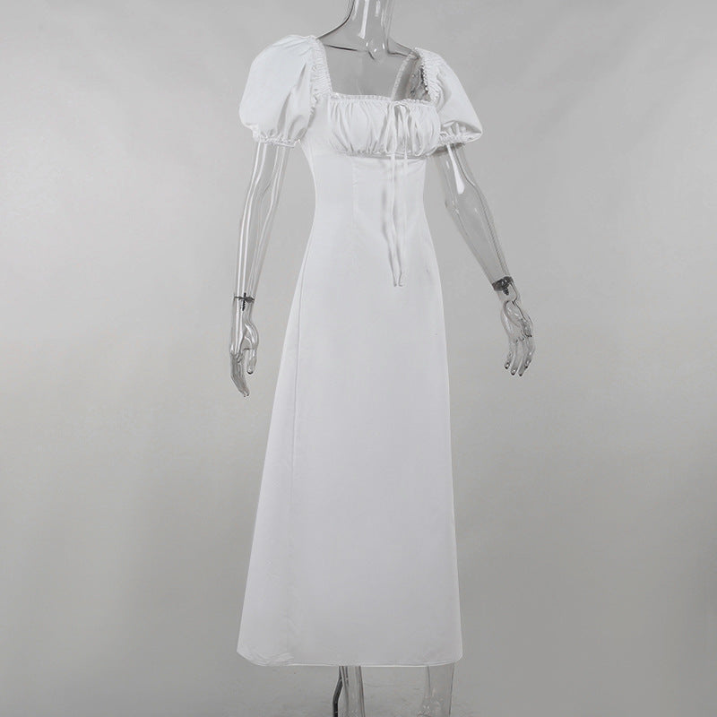 Fall Dresses | Elegant Puff Sleeve Off Shoulder Dress