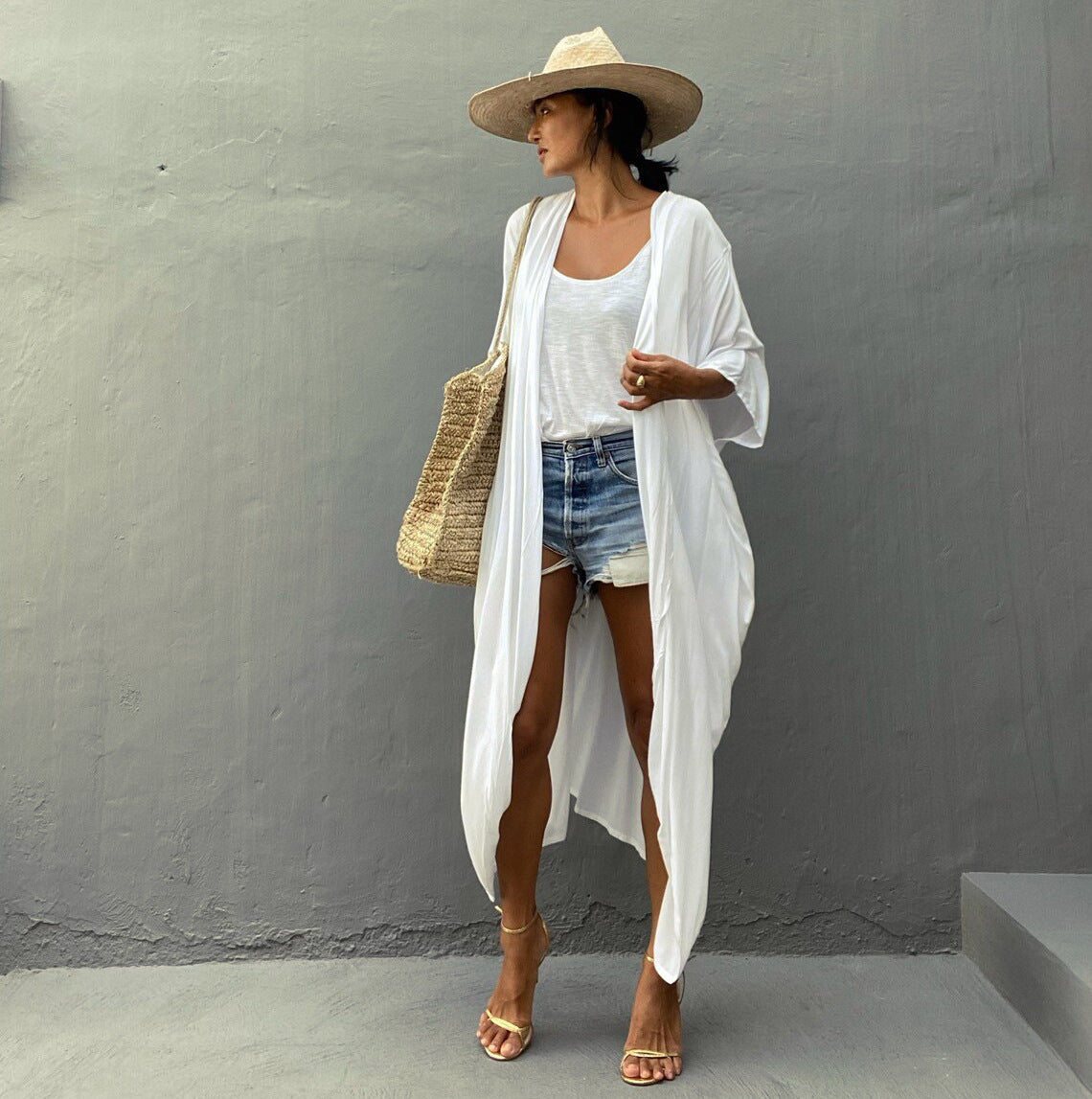 Summer Outfits 2022 | Minimalist Rayon Cardigan
