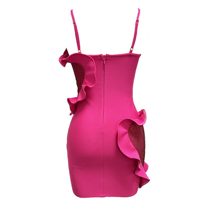 hot pink hoco dress, hot pink homecoming dresses, 2023 fall fashion trends