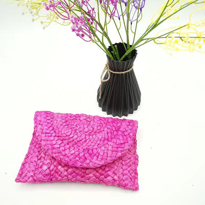 Spring Outfits 2022 Trends | Hot Pink  Hand woven Purse