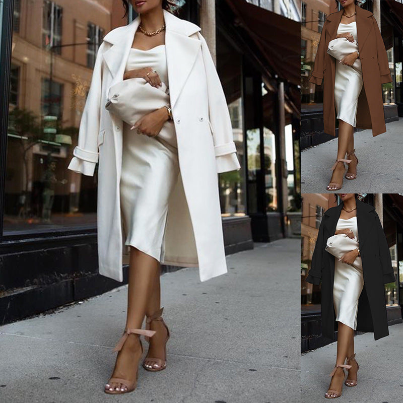 Fall Outfits | Clean Girl Aesthetic Long Coat
