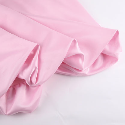 2023 Fashion Trends | Bubble Hem Maxi Long Silk Skirt