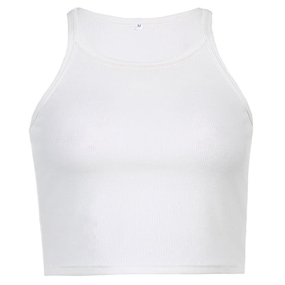 Summer Outfits | Capsule Wardrobe White Classic Cotton Tank Top