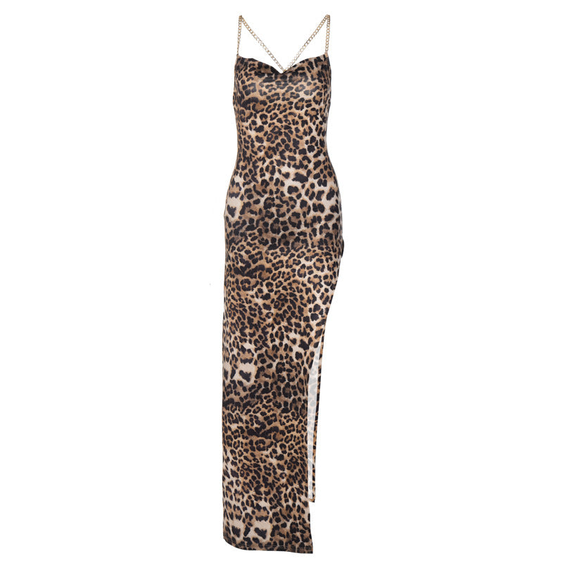 Leopard Print Spring Dress