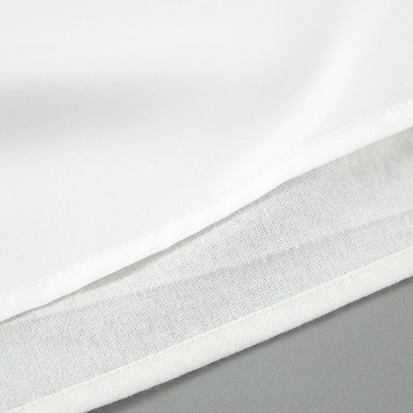 Capsule Wardrobe 2023 | Elegant White Cotton Halter Backless Summer Dress
