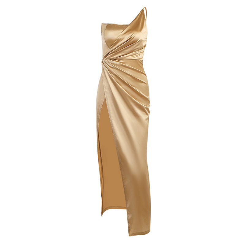 looks party, gold satin dress, party outfit , outfit ideas party, night outfits para discoteca, noche club outfits, night out outfit