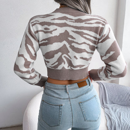 Fall Fits | Zebra Print Sweater