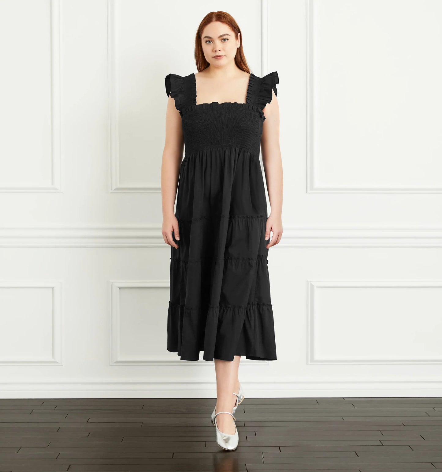 Casual Outfits | Viscose Ruffles Aesthetic Dress