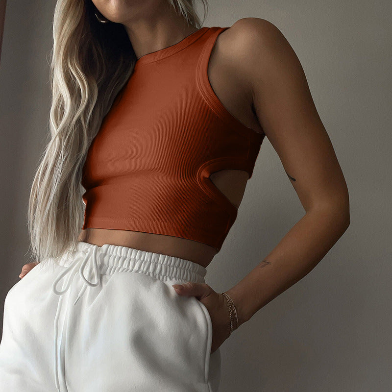 Chic Outfits | Chic Cut Out Crop Top