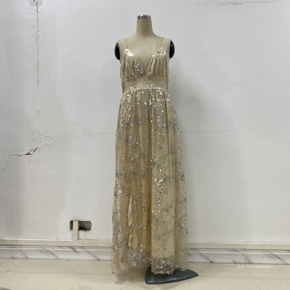 Prom Dresses 2023 | Shiny Crystal Glitter Aesthetic Fancy Dress