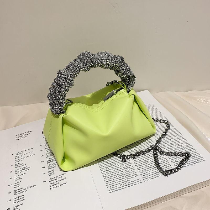 Neon Yellow Aesthetic | Neon Yellow Glitter Handbag