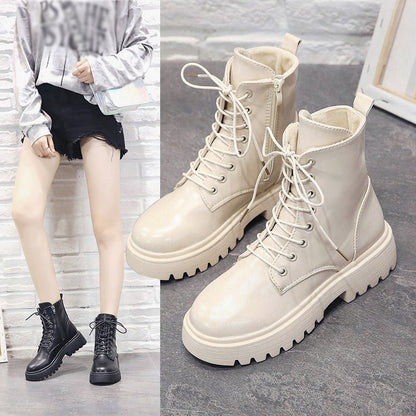 Chunky Motorcycle Combat Boots