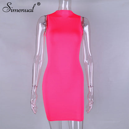 Spring Outfits 2024 | Neon Hot Pink Dress