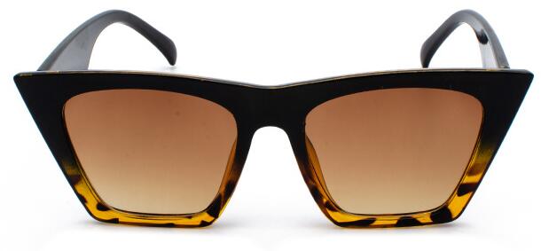 leopard ombre oversized sunglasses 