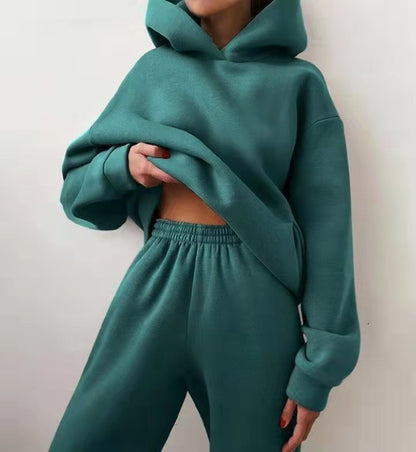 Cute Winter Outfits | Knitted Tracksuit 2 Piece Set