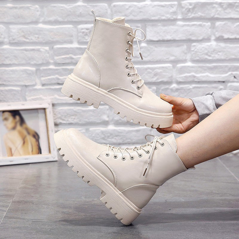 Chunky Motorcycle Combat Boots